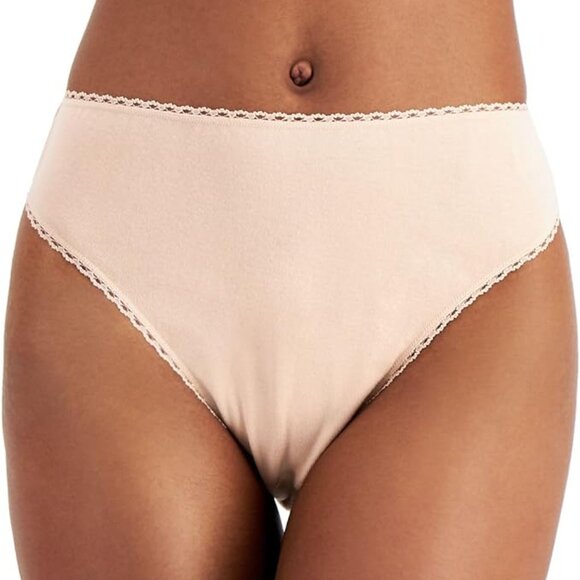 character club Other - Charter Club Everyday Cotton High-Cut Brief Underwear, Created for Macy's - Chai